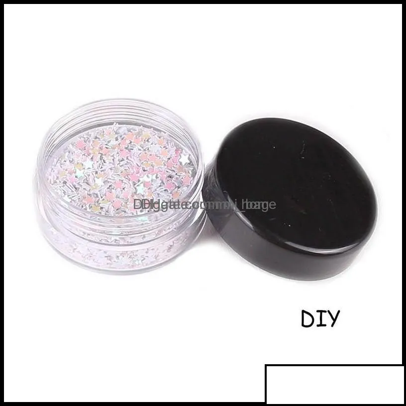 cosmetic containers sample jars with black lids plastic makeup bpa pot 3g 5g 10g 15g 20 gram drop delivery 2021 packing boxes office
