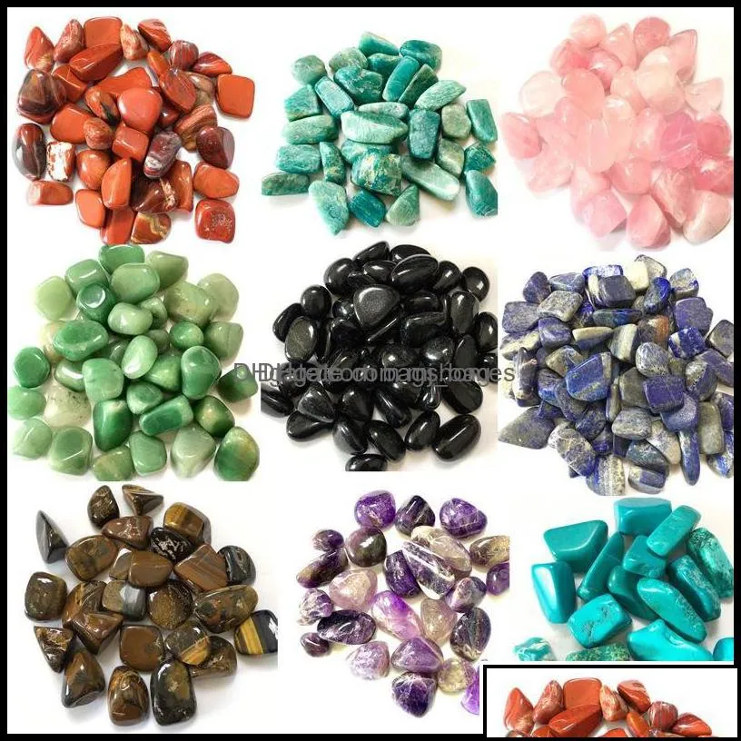 arts and crafts arts gifts home garden natural 2-3cm crystal mineral healing reiki energy crush stone for jewelry making fish tank drop