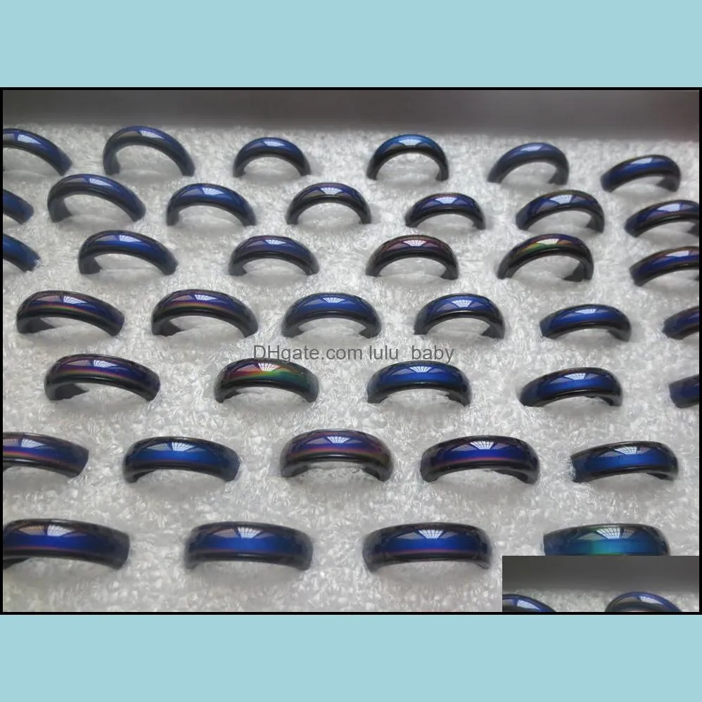 2018 fashion new design hematite vintage mood rings and wedding rings for men and women hot sale ring-for girl wholesale