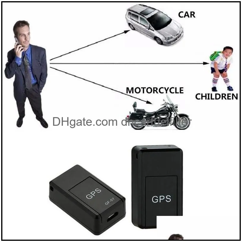 smart mini gps tracker car gps locator strong real time magnetic small gps tracking device car motorcycle truck kids teens old