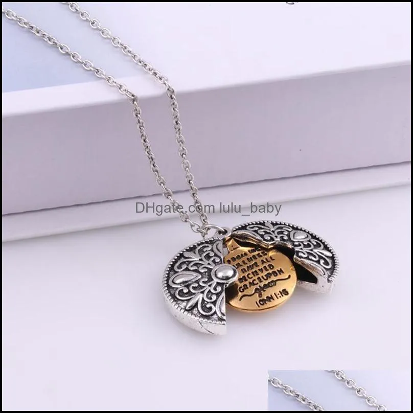 sunflower multilayer can open lettering necklace love round flower pendant woman fashion jewelry single product 12pcs