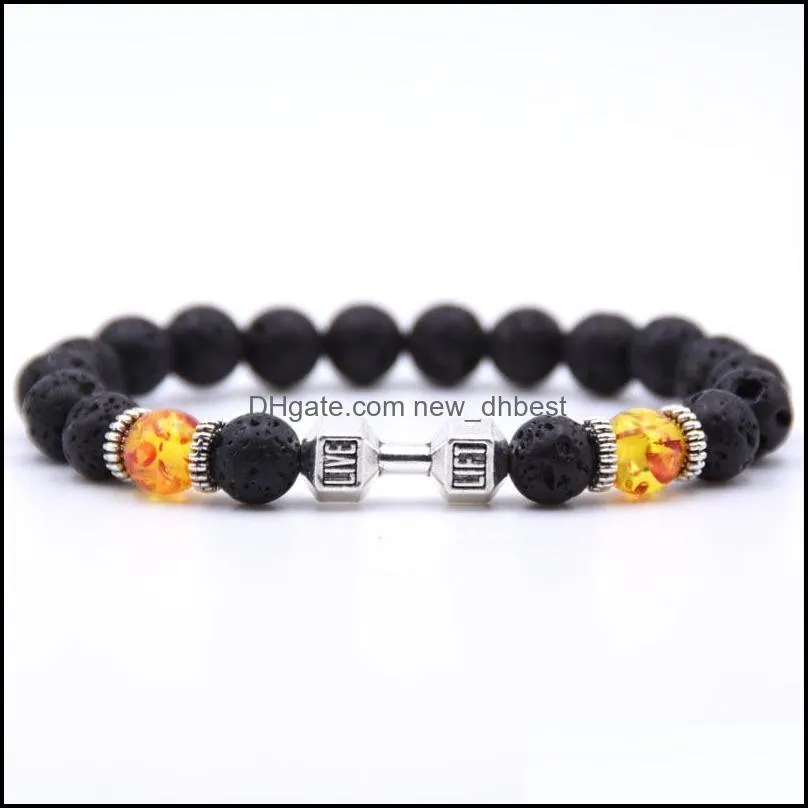 various animal bracelets lava beads men and women essential oil diffusion yoga cure healing valentine`s day birthday gifts