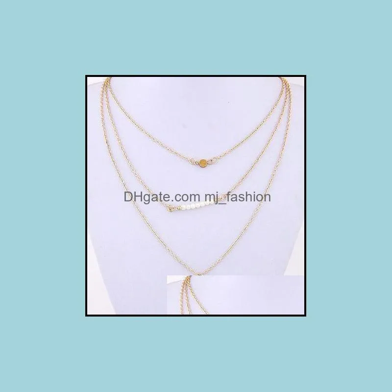 necklaces pendant fashion gold layered collier plastron body necklace set turkish jewlery 18k gold plated chain long beautifully