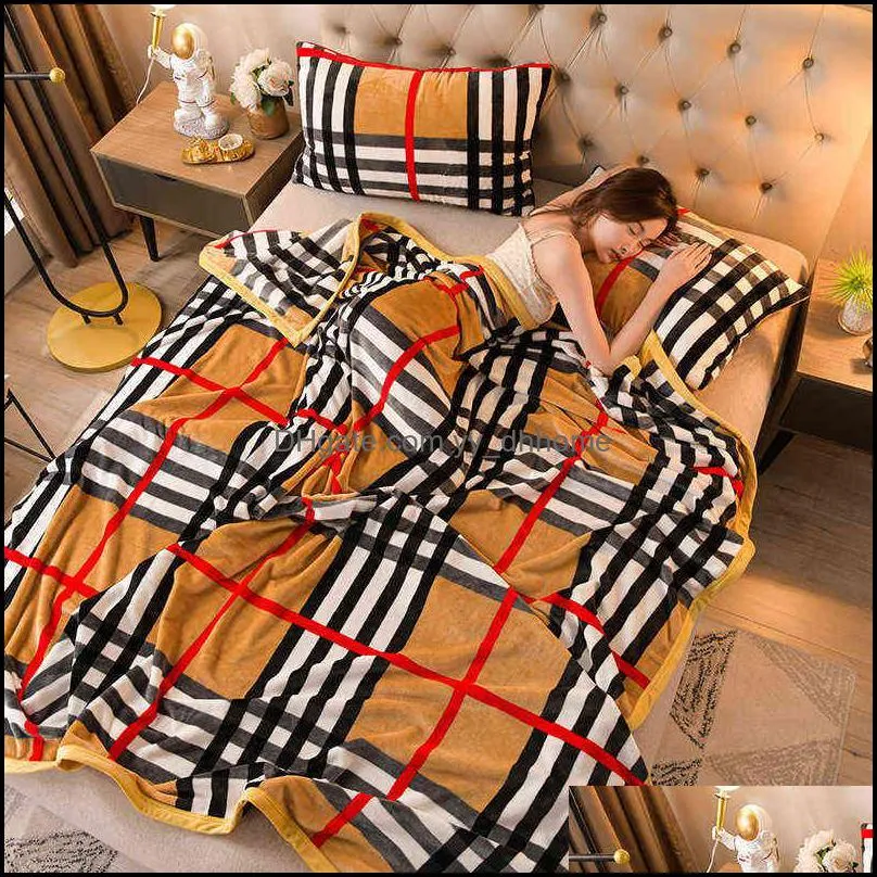 soft adult bed cover winter blankets warm stitch fluffy solid striped throw blanket flannel fleece linen bedspread sofa bedroom