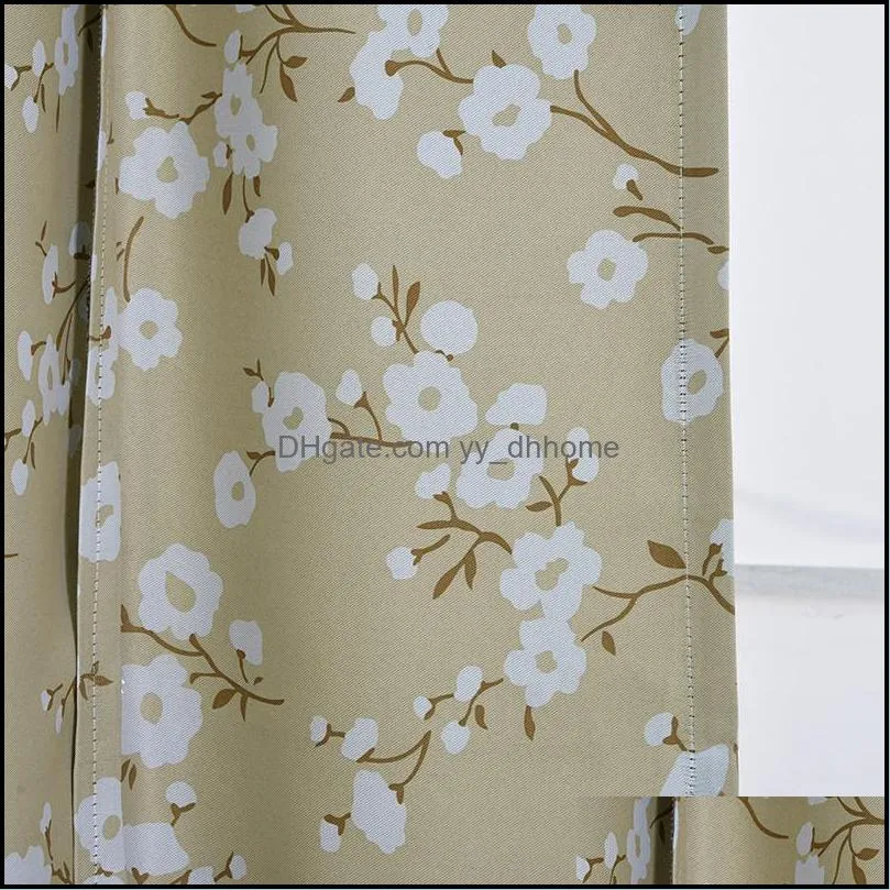 blackout curtain for window treatment blinds finished drapes window blackout curtains for living room bedroom blinds 140*140cm dbc