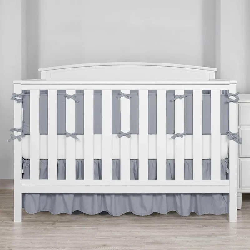 Bed Rails For Boys Girls Baby Crib Bumper Guard Pad Nursery Home Bedroom Anti-collision Bed Liner Protector Removable Washable 220826