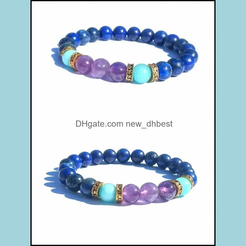 health bracelet natural stone men and women 2019 trend fashion jewelry