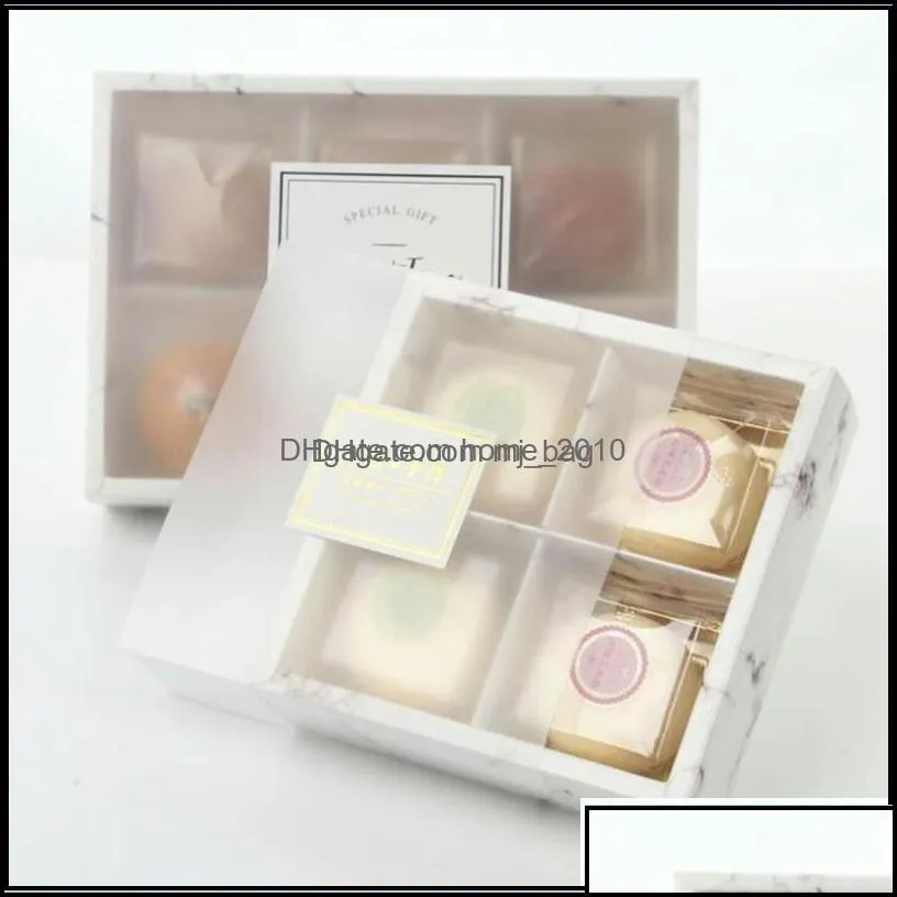 packing office school business & industrialtransparent frosted mooncake cake pack box dessert arons pastry packaging boxes drop delivery