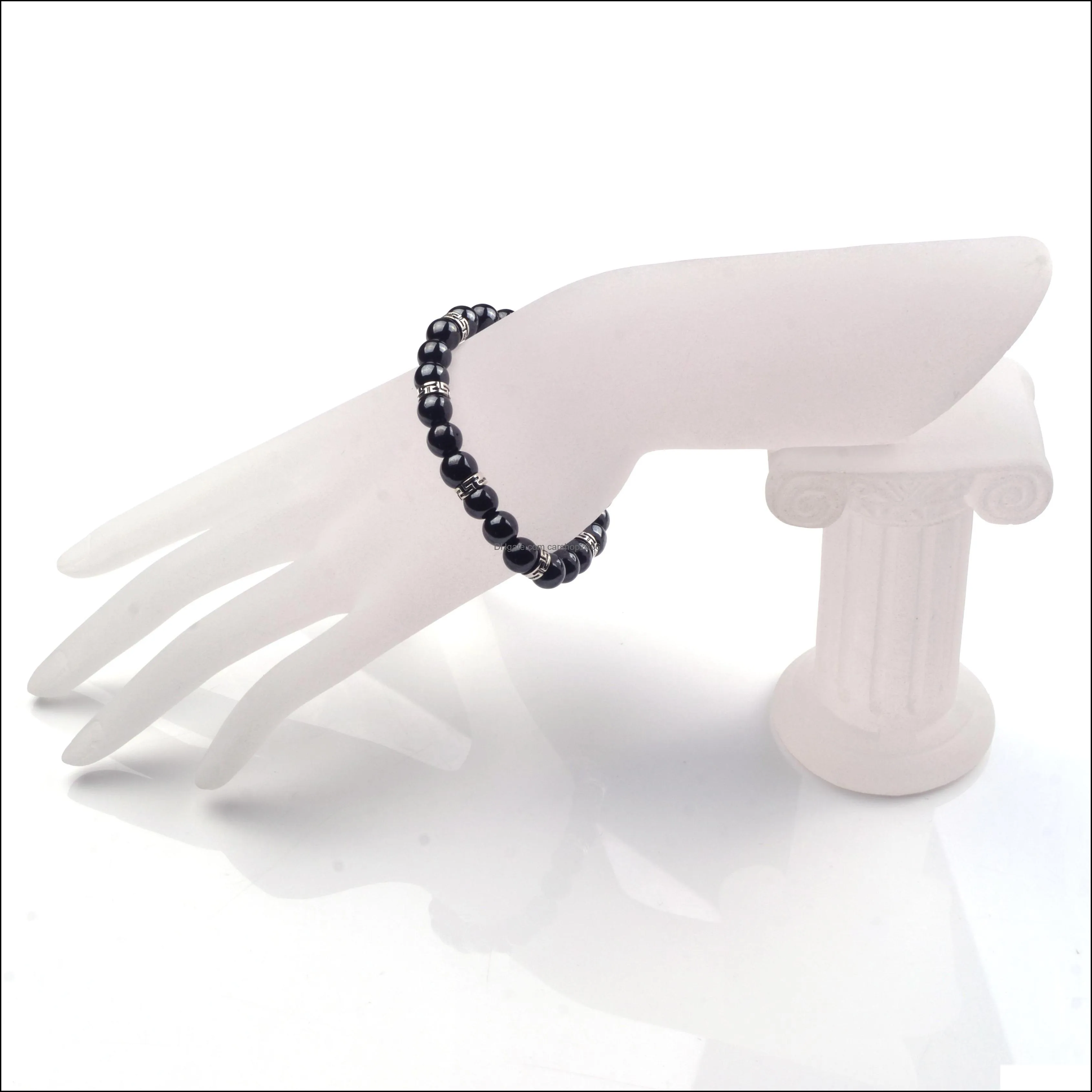 hot 2018 ladies men 8mm natural stone bracelet yoga beads bracelet bracelet jewelry gift