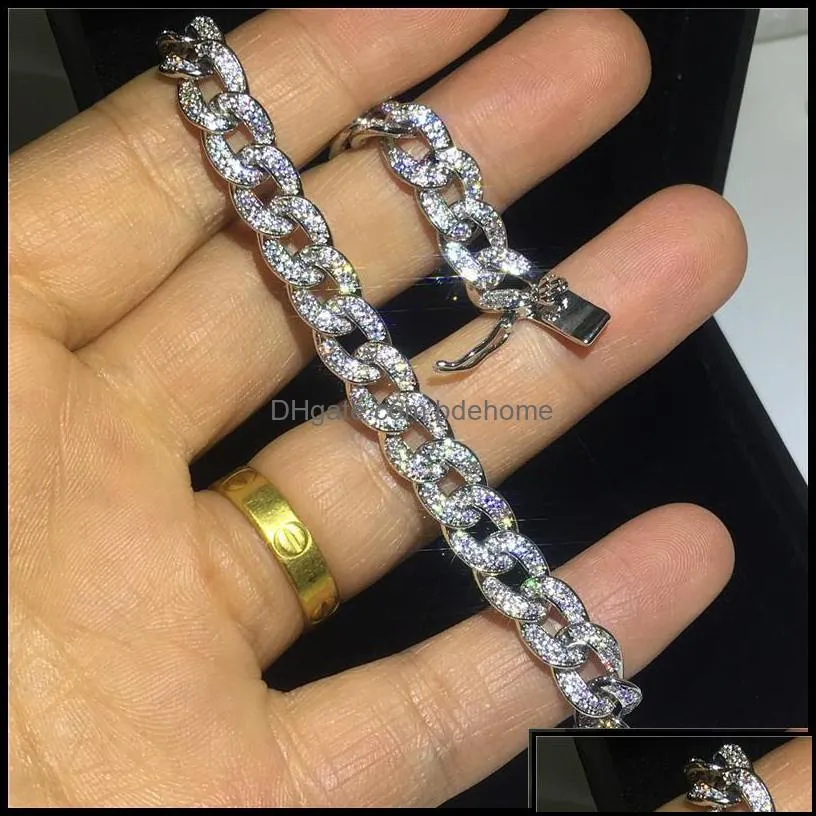 tennis bracelets jewelry 20 style sparkling luxury 925 sterling sier mti shape white topaz cz diamond gemstones women wedding bracelet for