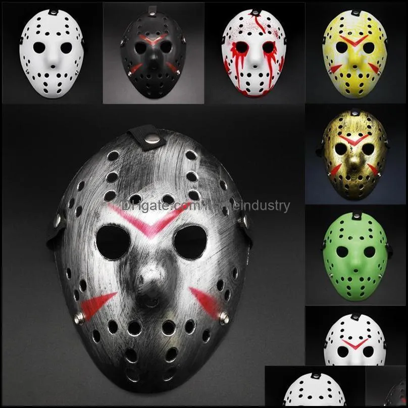 stock halloween costume scary horror jason mask full face masquerade masks cosplay skull horror costume scary mask festival party
