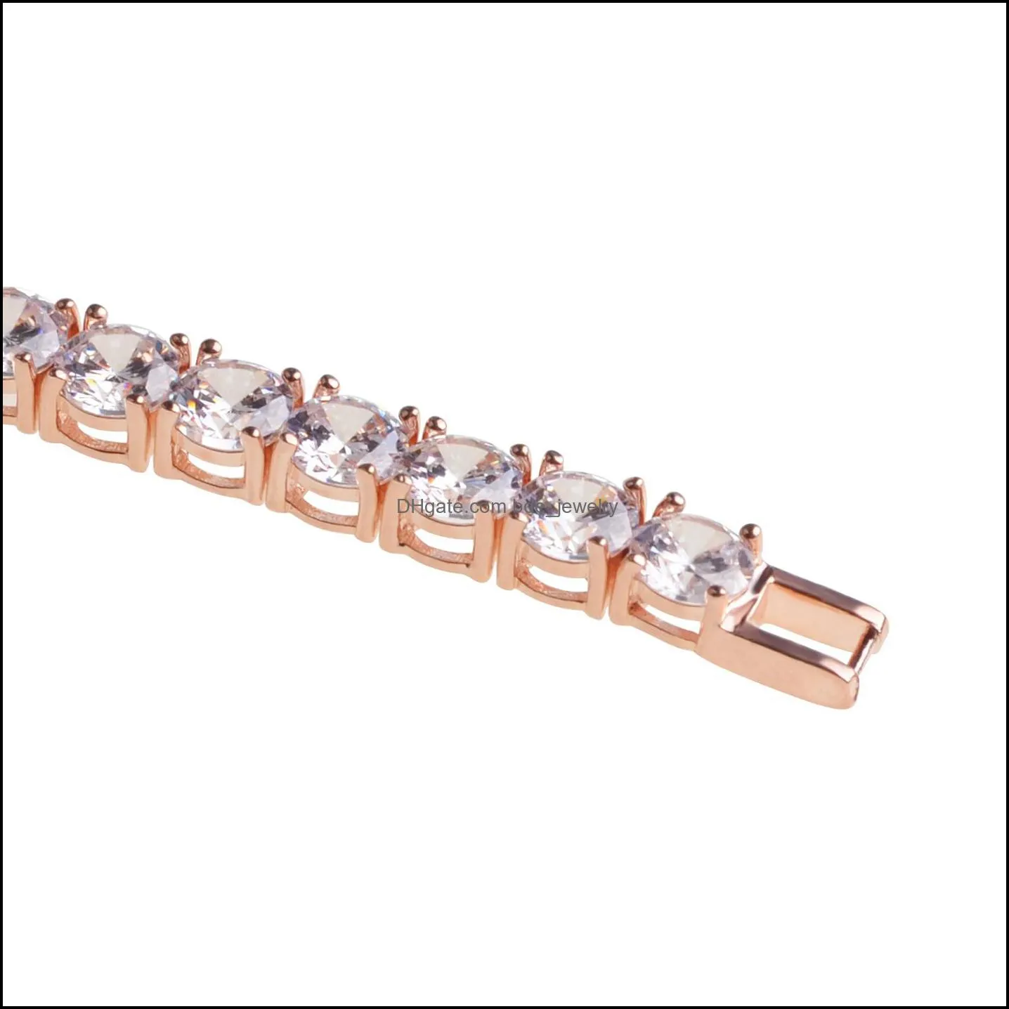 10pc/set 2018 fashion newest sale unique design rose gold zircon women bracelet for mother`s day gift fashion jewellery