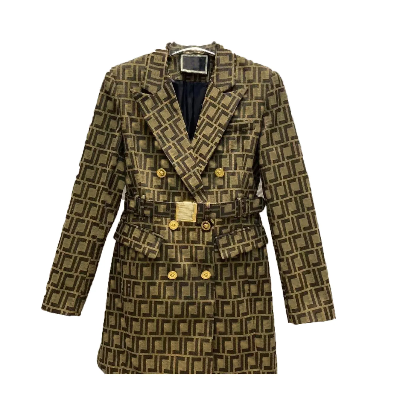 Women's Suits Blazers B-58 fashion women suit designer clothes blazer with Double F spring released tops UN1D