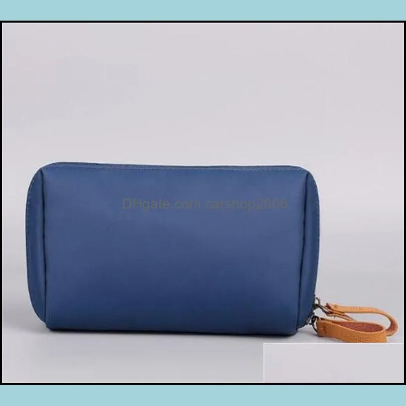 hand hold bags multi functions small cosmetic bag black blue mobile phone lipstick sack new arrival 9 5qr l1