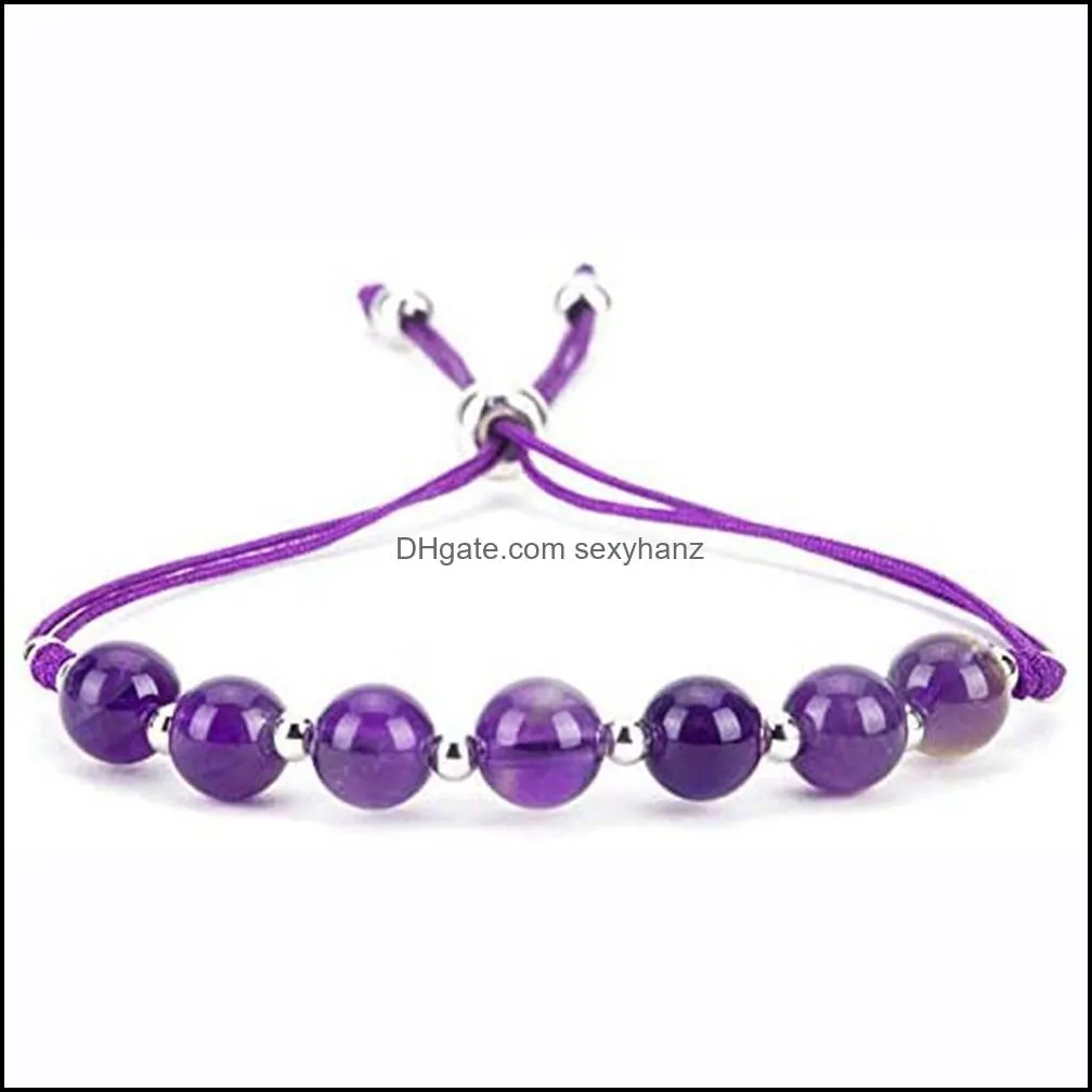12pcs natural 7 chakra stone cuff women bracelets romantic vintage bohomia leather crystal yoga bracelets bangles for girls silver