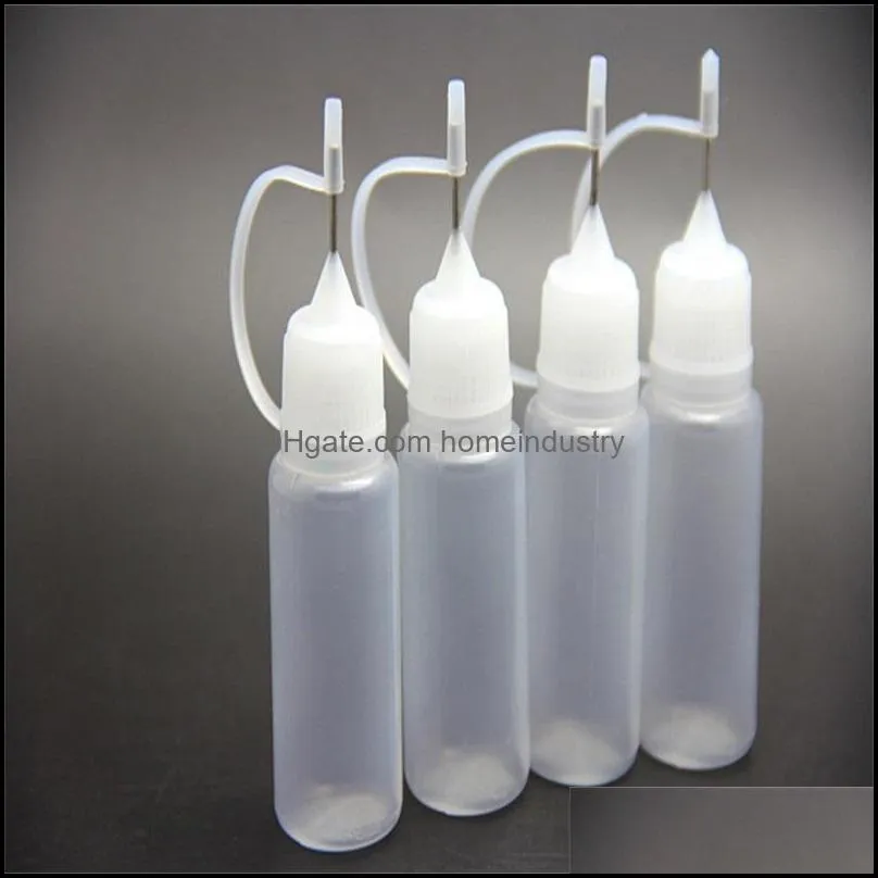 newest e-liquid empty storage bottles needle for e cigarette e-cig bottles for e liquids drip tips ejuice 30ml bottle 853 e3