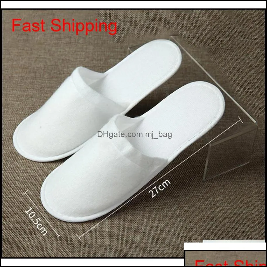 bath supplies & gardenwholesale travel el spa anti-slip home guest shoes multi-colors breathable soft disposable slippers dh0606 drop