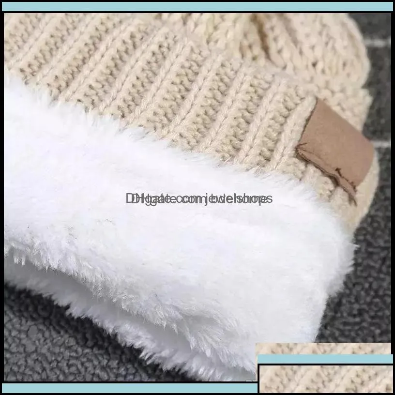 beanie/skl caps hats & hats, scarves gloves fashion accessories kids adts thick warm winter hat for women soft stretch knitted pom poms