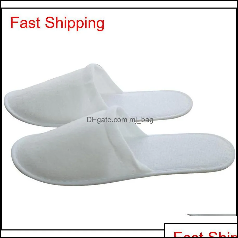 bath supplies & gardenwholesale travel el spa anti-slip home guest shoes multi-colors breathable soft disposable slippers dh0606 drop