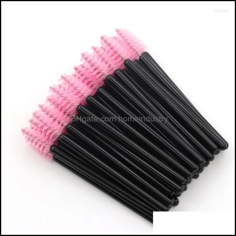 makeup brushes 50 pcs disposable eyelash brush short mini comb extension eyebrow eye lashes cosmetic tool
