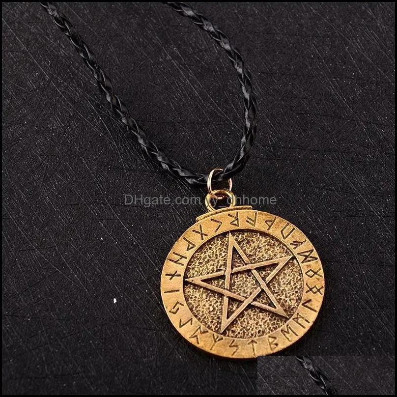 pentagram necklace religious supernatural statement necklace jewish shield star of david jewelry best friends charm necklace