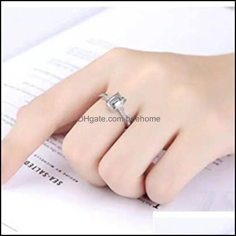 vecalon elegant promise ring statement party ring diamond wedding band rings for women jewelry 3659 q2