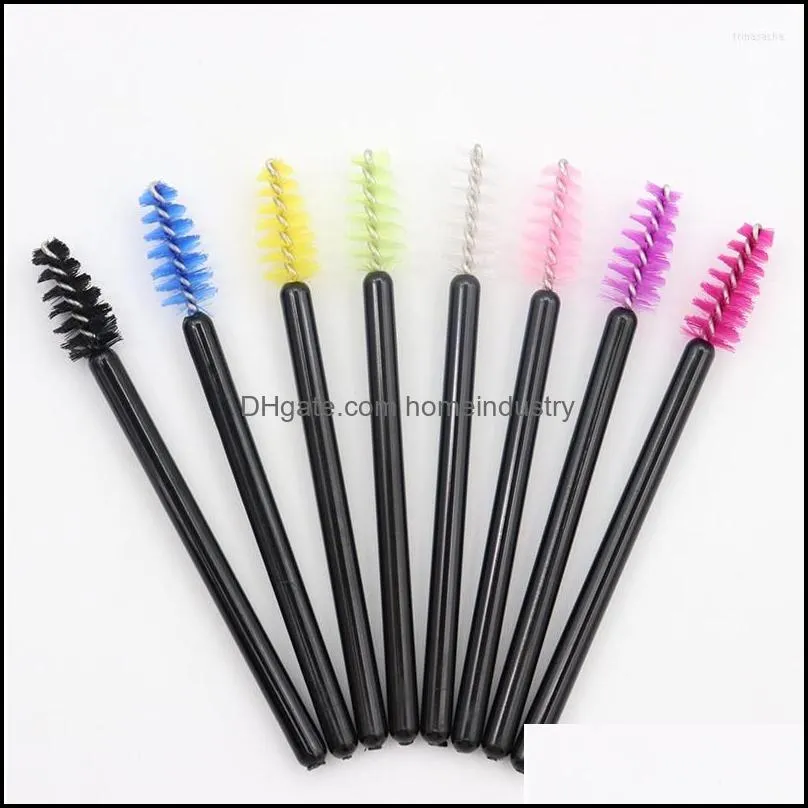 makeup brushes 50 pcs disposable eyelash brush short mini comb extension eyebrow eye lashes cosmetic tool