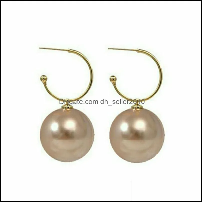 pearl earrings temperament wild personality earrings thin slim pendant simple exaggerated earrings