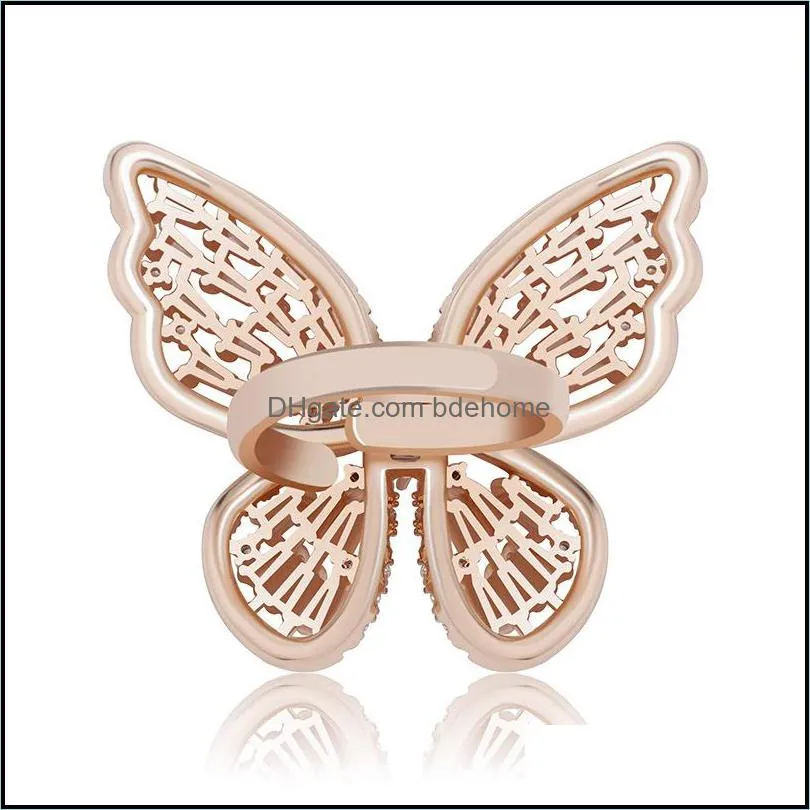 engagement rings for women luxury designer ring wedding love jewelry iced out diamond butterfly bijoux de de luxe femmes 3430 q2