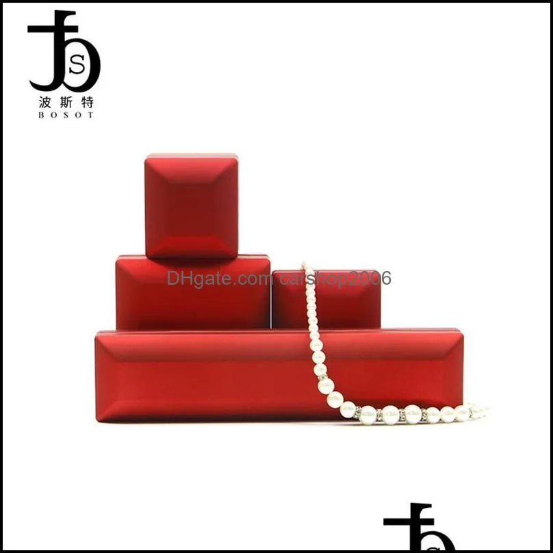 jewelry necklace bracelet ring box case holder gift with led lighted gift box wedding box accessories whosales 928 q2