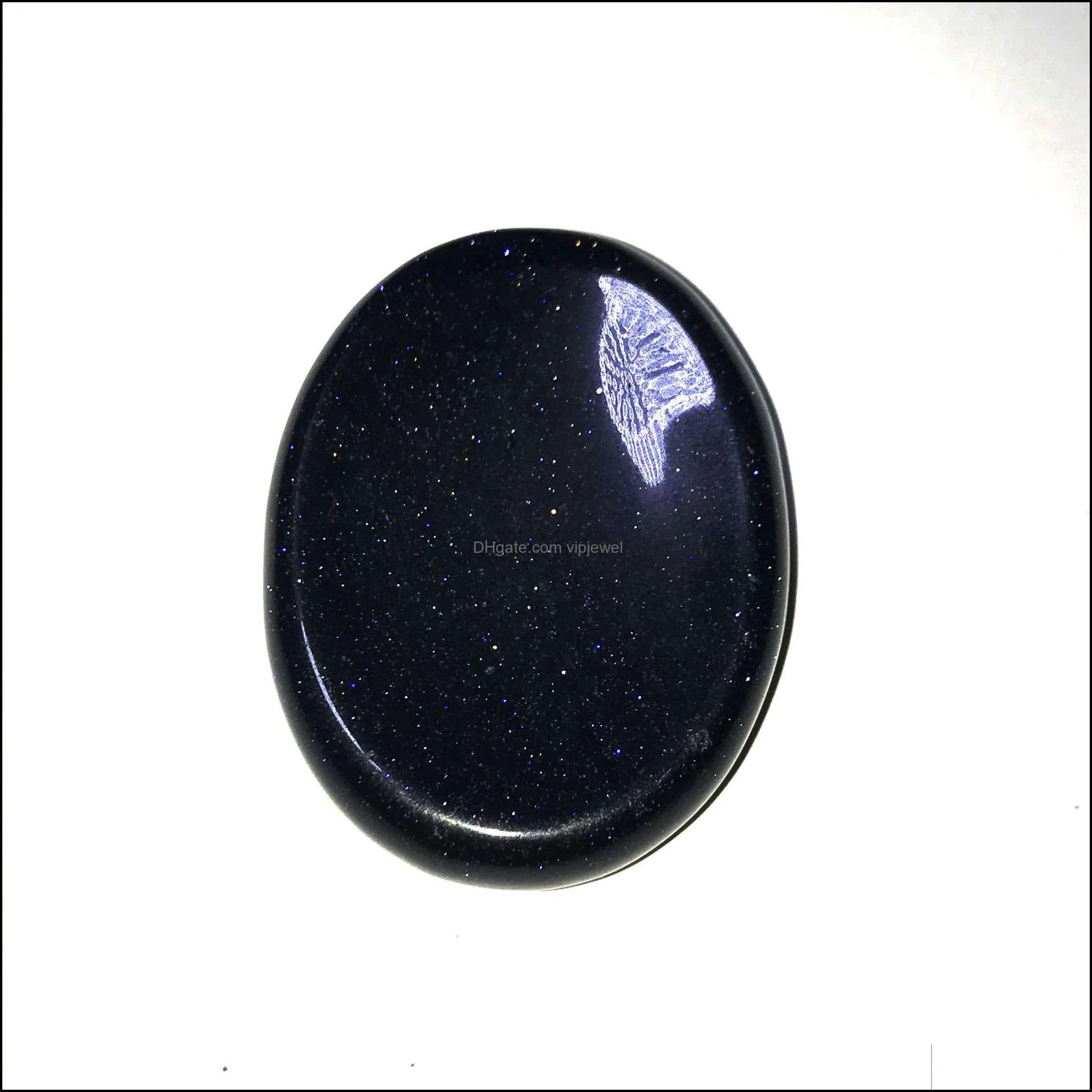 worry stone thumb gemstone natural healing crystals therapy reiki treatment spiritual minerals massage palm gem jewelry