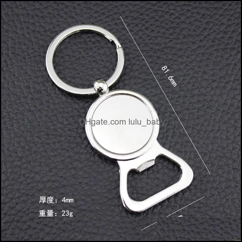 10 pcs/lot beer bottle opener keychain diy for 25mm glass cabochon keyrings alloy engravable kitchen tools men gifts jewelry1 300 q2