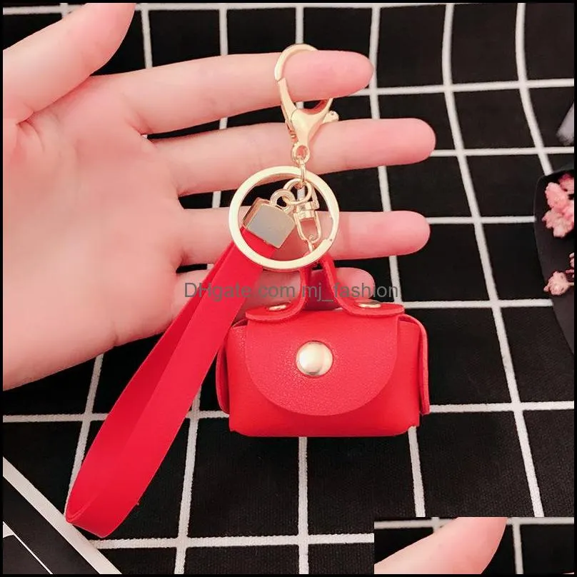 fashion jewellery accessories waist hanging key ring pu leather meibao car bag keys buckle originality pendant ornaments keychains men and women 2zq