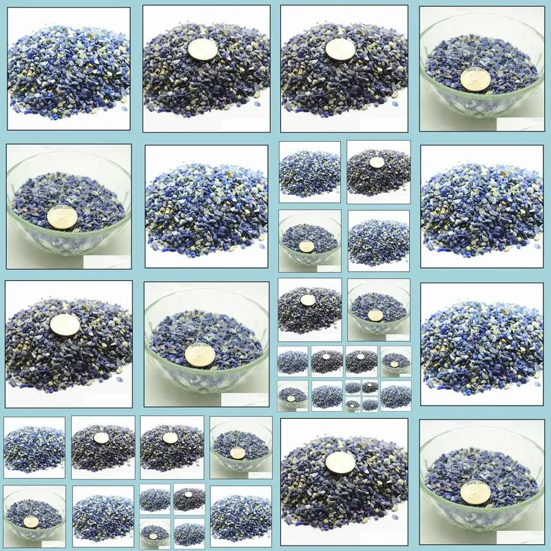 wholesale natural stone sodalite breakstone beads 3~8mm no drill hole semi precious stone loose chip gemstone jewelry accessories