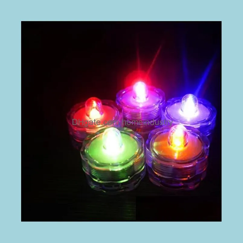 christmas flash decorations festive supplies led electronic candle colorful heart-shaped candles fish tank lamp romantic marriage proposal light