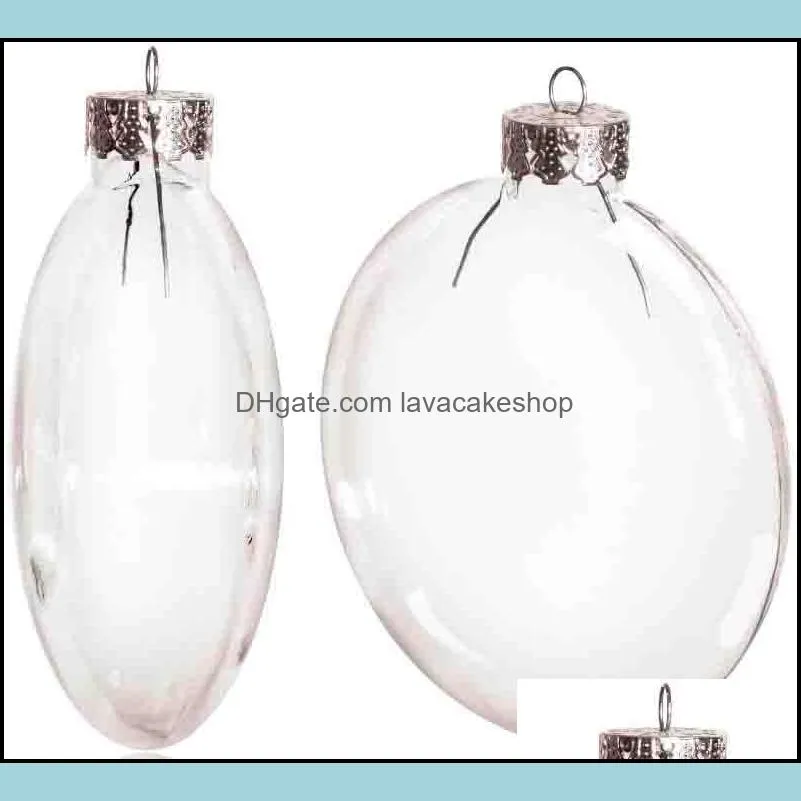 free shipping diy paintable clear christmas decoration, 80mm glass disc ornament with silver cap, 100/pack1