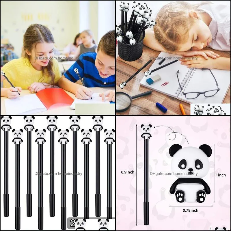 ballpoint gel pen panda dwen student writing supplies gift for kids office school favors wj113