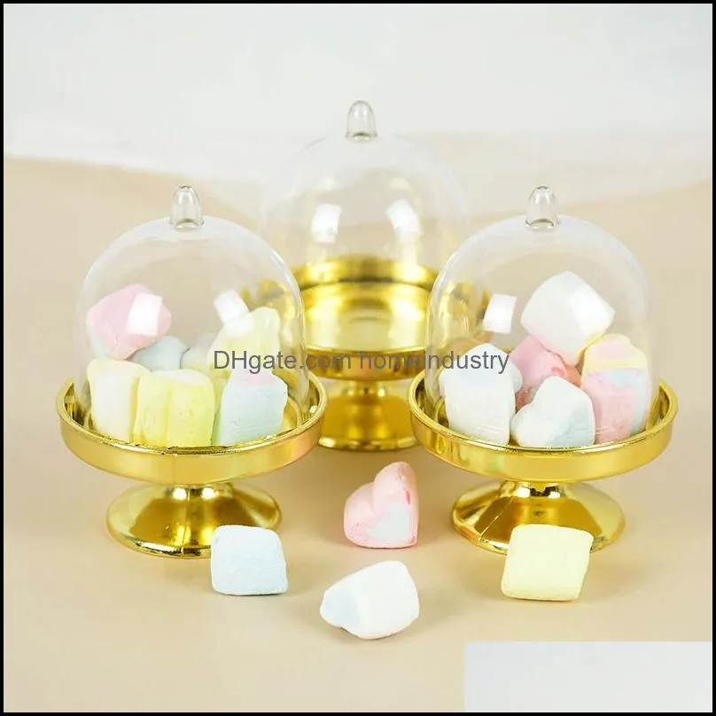 gift wrap clear mini candy dessert holder cupcake display stand tray wedding pla 220823