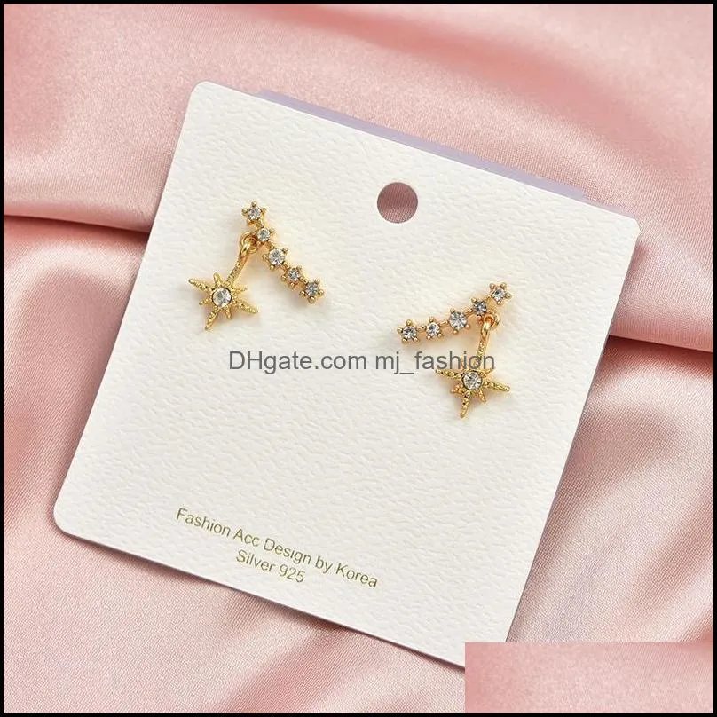 earrings korean 925 silver needle pearl spring summer charm feminine style with personality earrings jewelry 20211224 t2