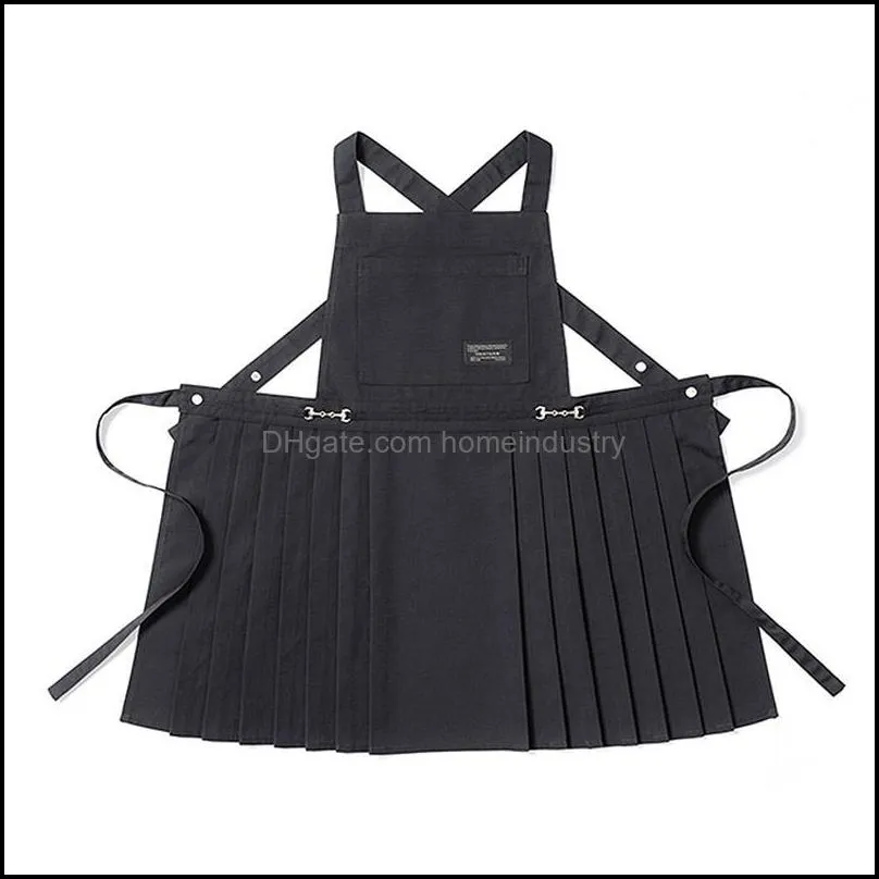 aprons salon hairdressing nail coffee shop apron dress woman waiter work overalls bibs home kitchen cooking cleaning pinafore canvas