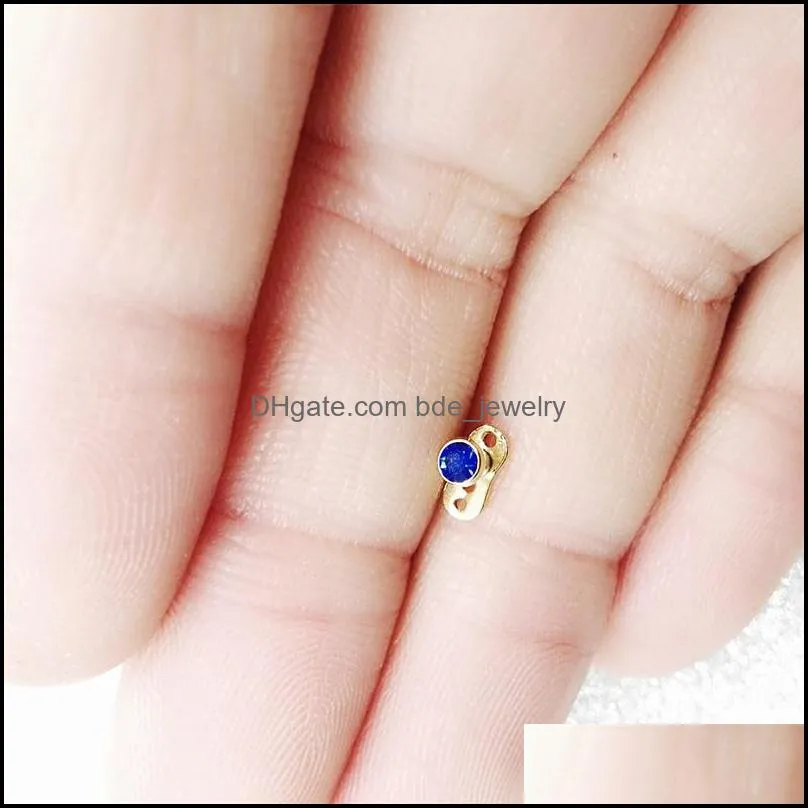 50pcs/lot skin implantation jewelry invisible piercing titanium dermal anchor top gems micro dermal head surfaces 161c3