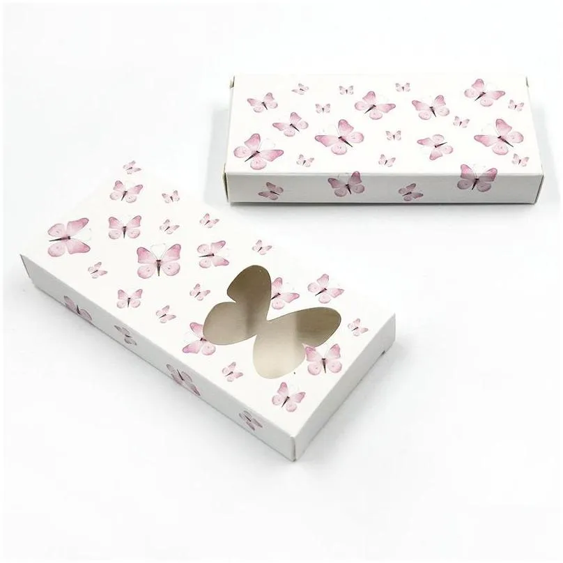 butterfly false eyelash packaging box 3d mink eyelashes boxes empty case paper lash boxs pack 11 styles 117 p2
