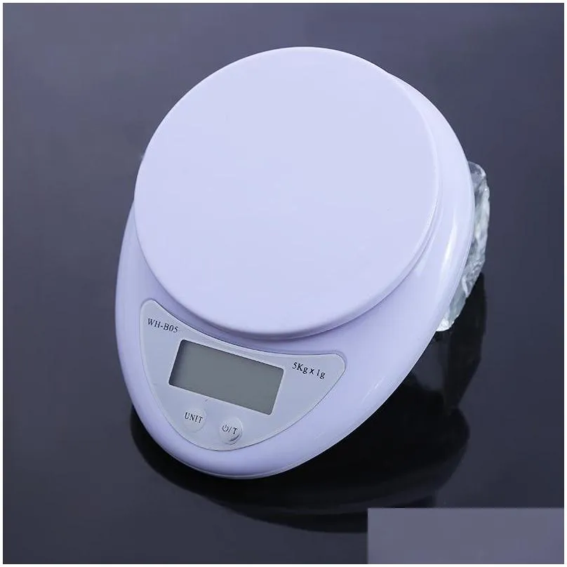 small portable lcd digital scale 5kg/1g 1kg/0.1g kitchen food precise cooking scale baking balance measuring weight scales 180 j2