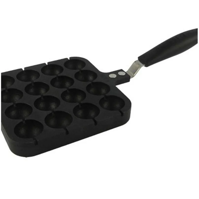 baking dishes pans home cooking pan octopus pellets with handle kitchen accessories with 16 holes 37lc f1