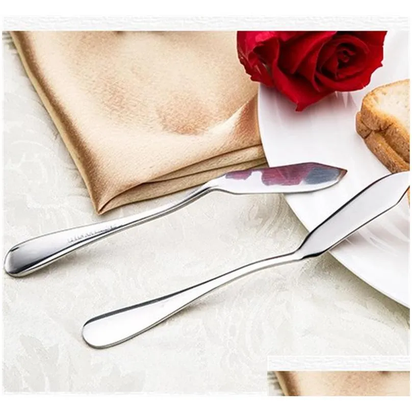stainless steel tool utensil cutlery butter knife cream knifes cheese dessert jam spreader western breakfast cutter 9 l2