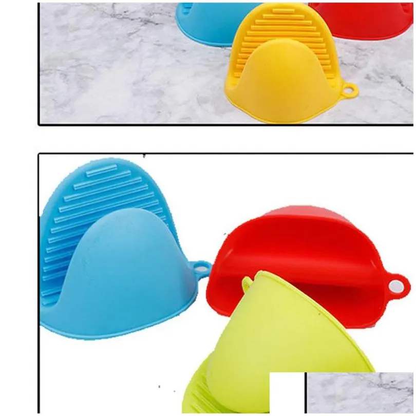 oven anti scalding hand clip compact silicone glove kitchen supplies non slip gloves high temperature resistance 1 05mt f2