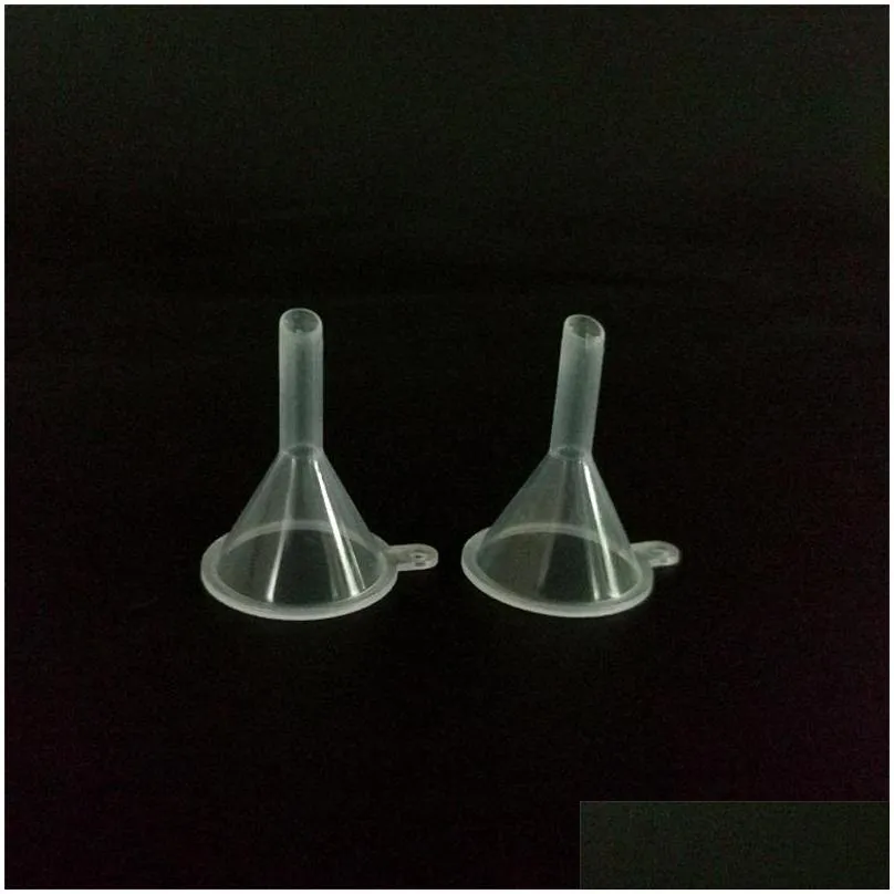 hopper plastic small drip leakage filling funnel perfume oil liquid separation infundibulum alloter transparent kitchen tools 0 06cy