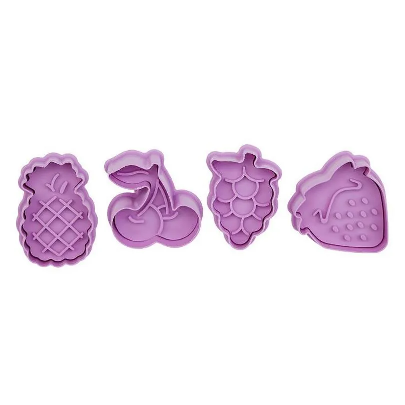 cute biscuits tools press type cookie biscuit mould craft diy cartoon plastic decorating manual mold tools set 42 m2