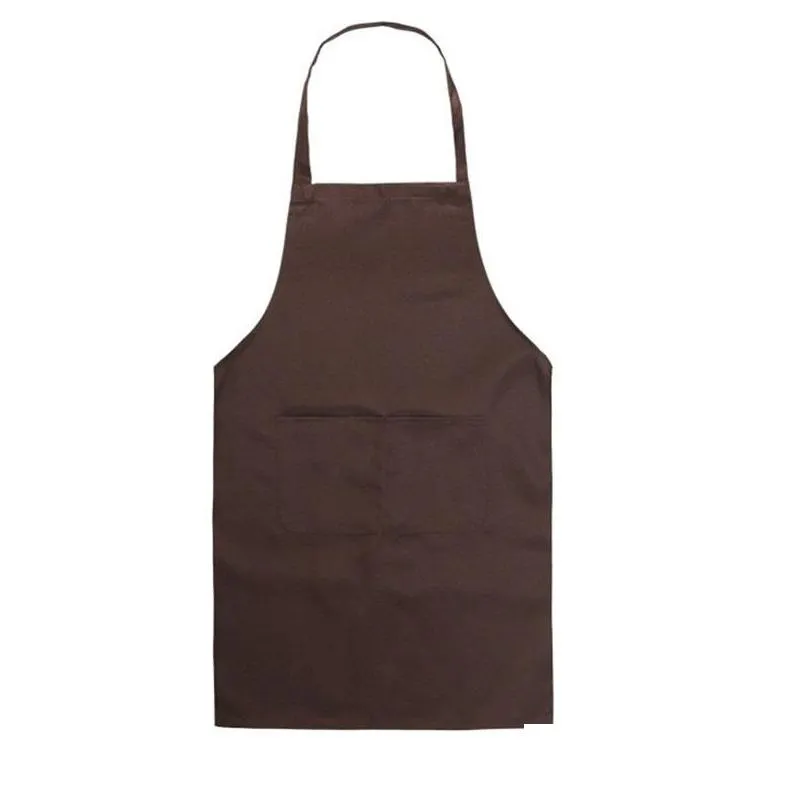 simple design apron kitchen accessories cooking baking aprons for durable high quality printable advertisement polyester fiber 4 5jf c