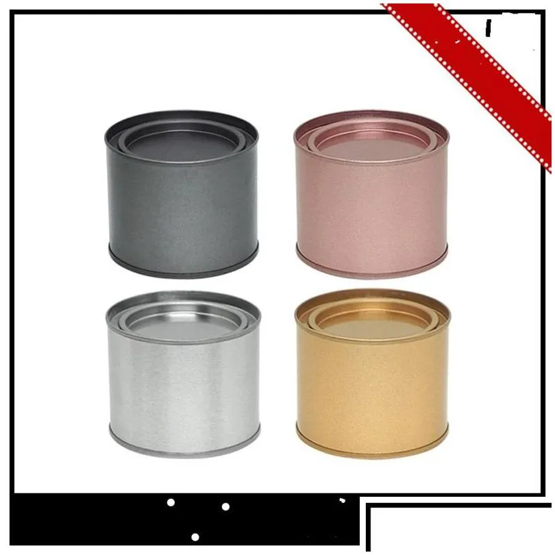 mini box small storage candy case 4 color metal round lovely portable tea adult children container kitchen supplies 1 5yl k2